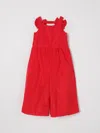 Simonetta Bow-detail Jumsuit In Red