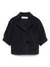 Simonetta Twill Coat In Blue