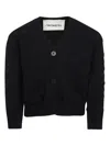 Simonetta Long-sleeved Sweater In 黑色