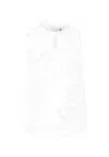 Simonetta White Dress For Girl With Bows In White
