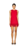 Simonmiller Albers Knit Mini Dress In Red
