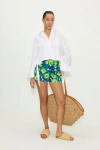 Simonmiller Ayre Cropped Poplin Top In White