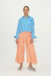 Simonmiller Ayre Cropped Poplin Top In Multi