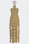 Simonmiller Beep Beep Dress In Star Gold