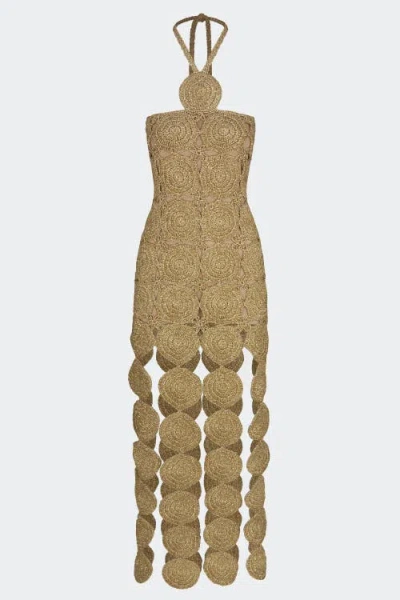 Simonmiller Beep Beep Dress In Star Gold