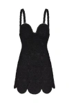 Simonmiller Black Zip Minidress In Black