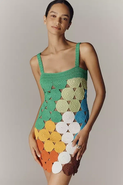 Simonmiller Beep Beep Mini Dress In Green