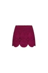 Simonmiller Beep Beep Mini Skirt In Magenta