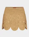 Simonmiller Beep Beep Mini Skirt In Natural