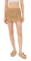 Simonmiller Beep Beep Mini Skirt In Natural