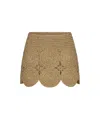 Simonmiller Beep Beep Mini Skirt In Star Gold