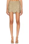Simonmiller Beep Beep Mini Skirt Star Gold In Star Gold