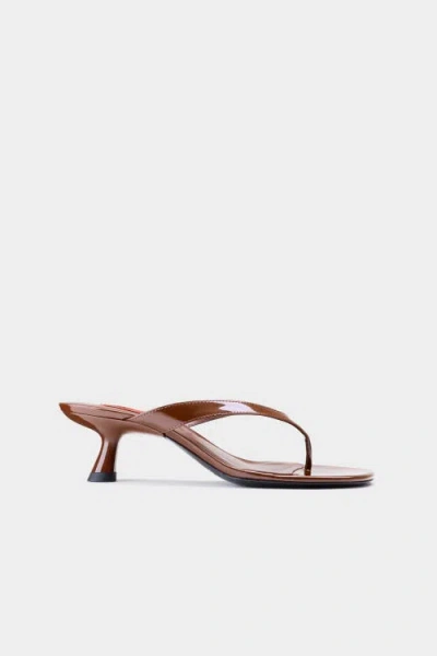 Simonmiller Beep Thong Sandal In Brown