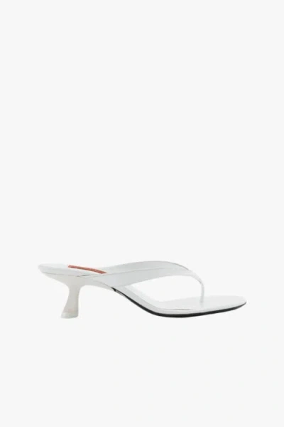 Simonmiller Beep Thong Sandal In White