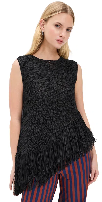 Simonmiller Beja Crochet Top Black