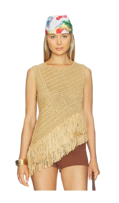 Simonmiller Beja Crochet Top In Brown
