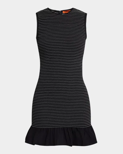 Simonmiller Belle Smocked Mini Dress In Black