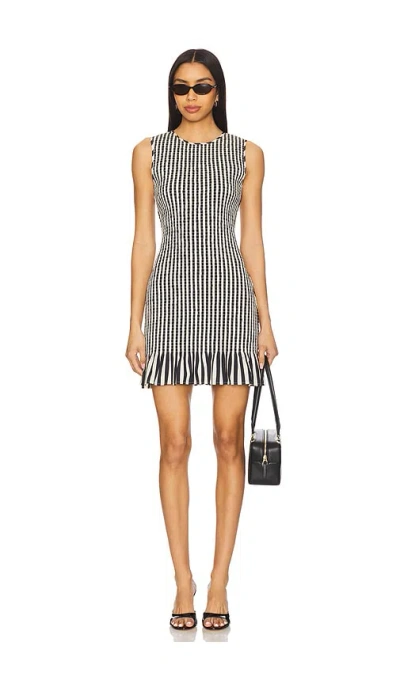 SIMONMILLER BELLE SMOCKED MINI DRESS