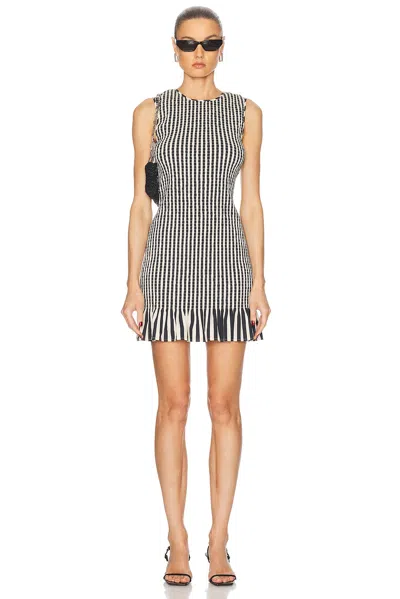 SIMONMILLER BELLE SMOCKED MINI DRESS