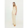 Simonmiller Bloo Linen Pant In Neutral
