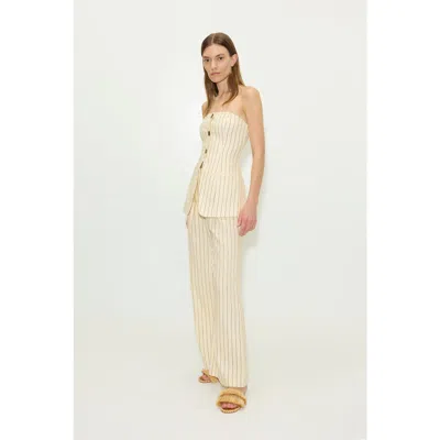 Simonmiller Bloo Linen Pant In Neutral