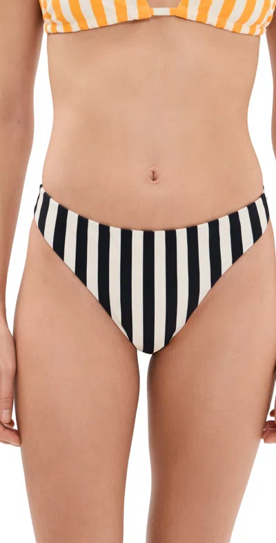 Simonmiller Bwai Bikini Bottoms Black/white Stripe