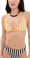 Simonmiller Bwai Bikini Top Sungold/ecru In Yellow