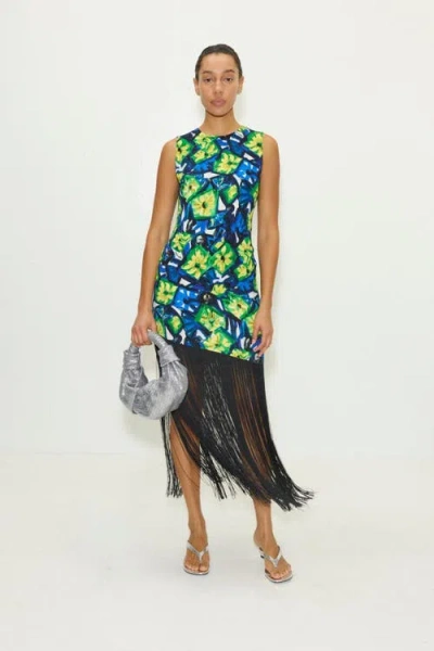 Simon Miller Simonmiller Casablanca Fringe Dress In Multi