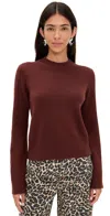 Simonmiller Cher Wool Blend Sweater Choco Brown In Burgundy