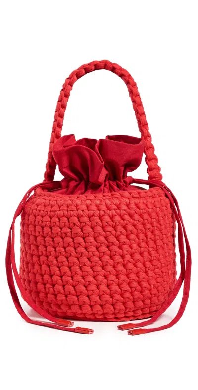 Simonmiller Crochet Grab Bag Paprika In Red