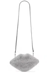 Simonmiller Clutch Crystal Lip In Silver