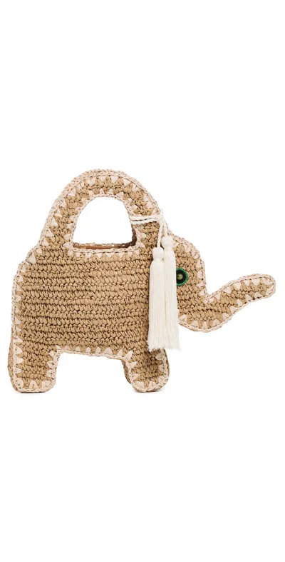 Simonmiller Elephant Bag Natural In Brown