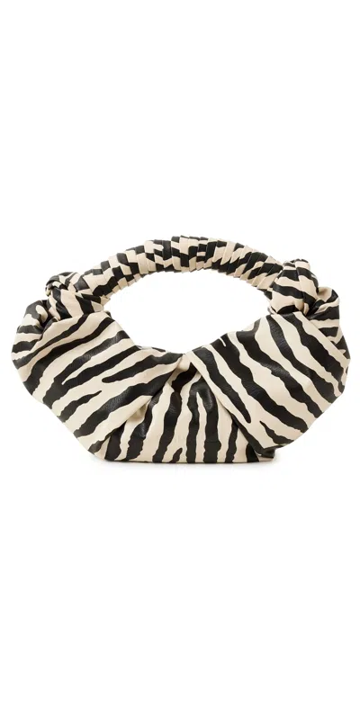 Simonmiller Faux Leather Lopsy Bag Zebra Print