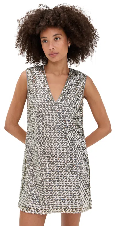 Simonmiller Fountain Sequin Dress Satellite Silver
