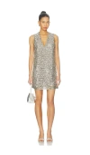 Simonmiller Fountain Sequin Dress In Metallic