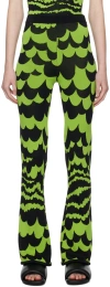 Simonmiller Green & Black Whitsett Trousers In Happy Sheep
