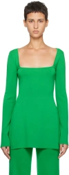 Simonmiller Green Zo Zo Long Sleeve T-shirt In Highland Green