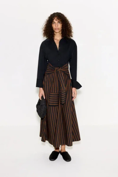 Simonmiller Inna Poplin Maxi Dress In Brown