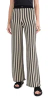 Simonmiller Jabber Knit Pants In Black/rice Flour Stripe