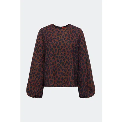 Simonmiller Joplin Chiffon Top In Brown