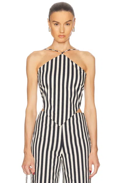 SIMONMILLER KIT POPLIN TIE TOP