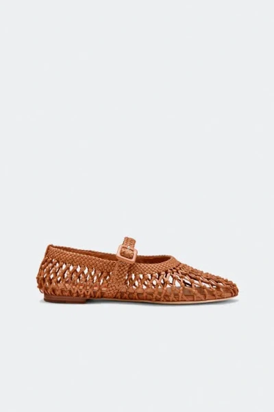 Simon Miller Simonmiller Knotted Riad Flat In Brown