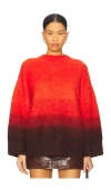 Simonmiller Leith Ombre Sweater In Red