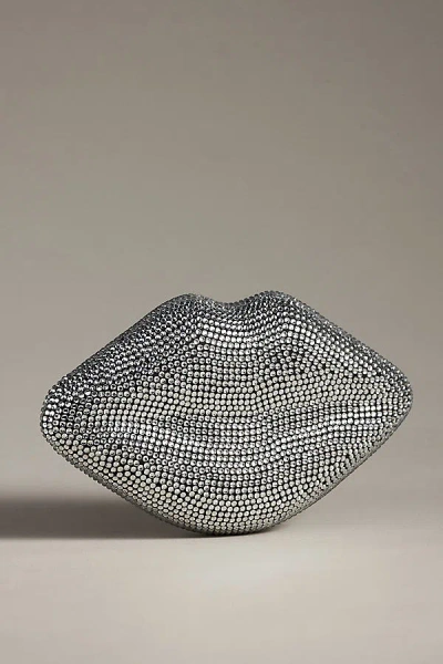 Simonmiller Lips Clutch In Metallic