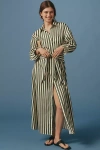Simonmiller Loch Poplin Maxi Dress In Green