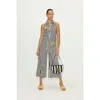 Simonmiller Loch Sleeveless Poplin Button Up In Multi