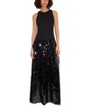 Simonmiller Memphis Crepe Sequin Sleeveless Maxi Dress In Black