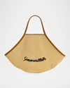 Simonmiller Mercado Large Straw Tote Bag In Naturalblack
