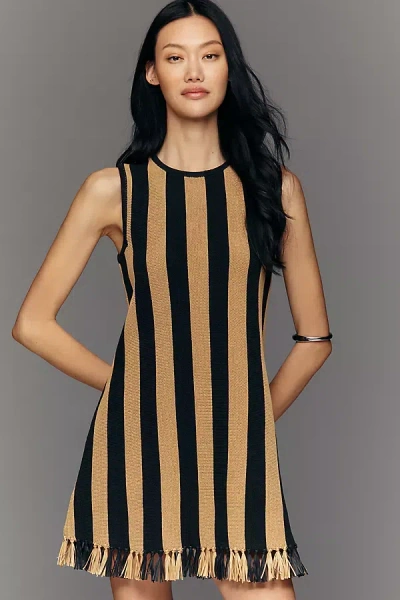 Simonmiller Moji Stripe Sleeveless Dress In Black