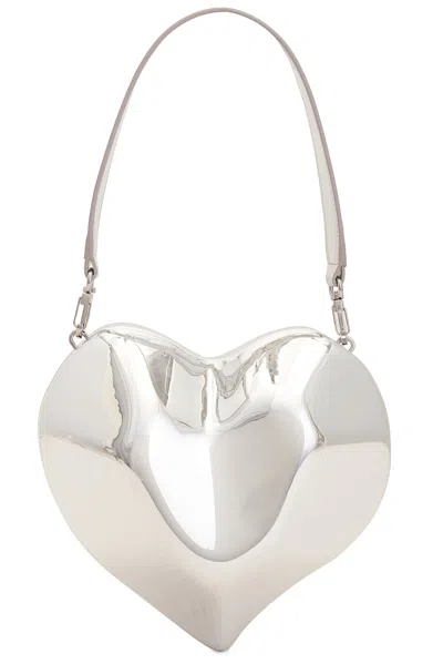 Simonmiller Molded Heart Bag In Silver